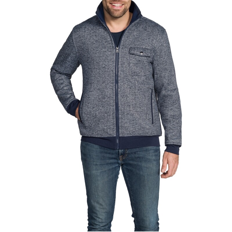 Een afbeelding van John Cabot Heren vest donkerblauw L