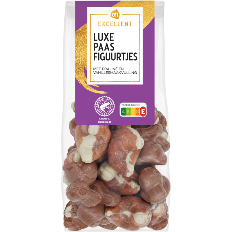 AH Excellent Luxe paasfiguurtjes praliné en vanille