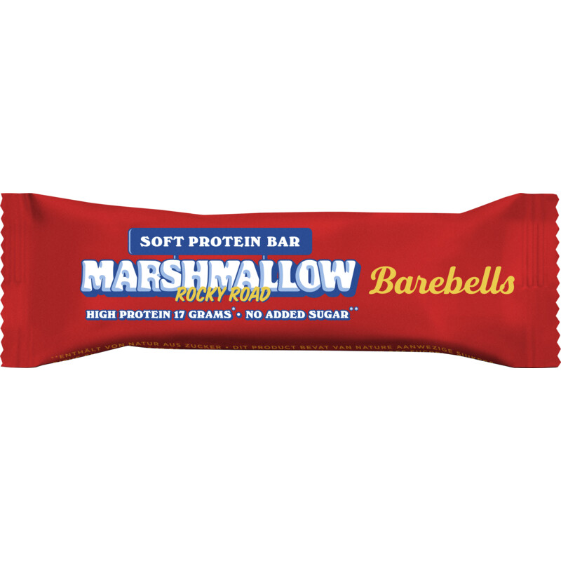 Een afbeelding van Barebells Soft protein bar marshmallow rocky road