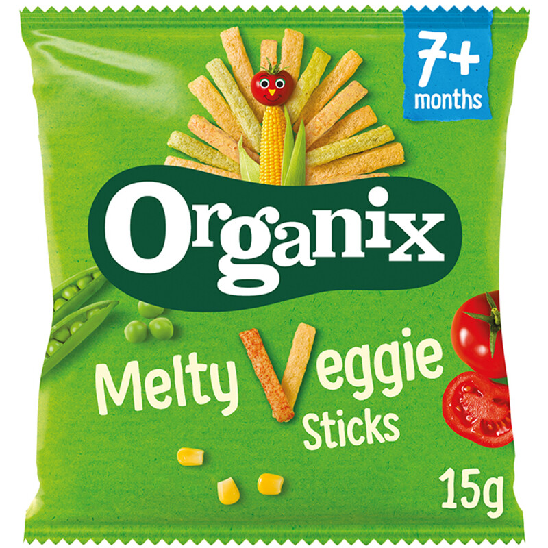Een afbeelding van Organix Veggie groente sticks 7 mnd