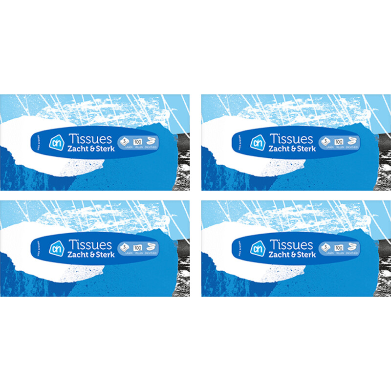 Een afbeelding van AH Tissues zacht & sterk 4-pack
