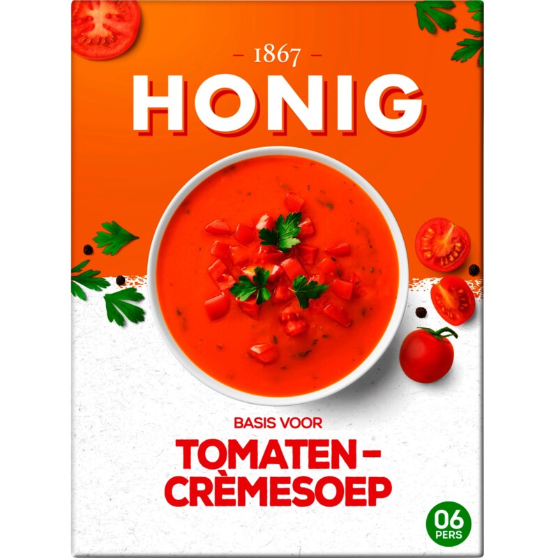 Een afbeelding van Honig Basis voor tomaten-cremesoep
