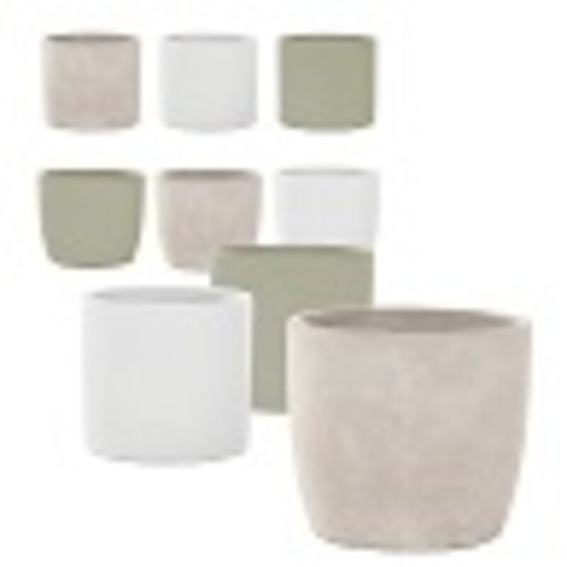 Een afbeelding van AH Keramiekpot wit