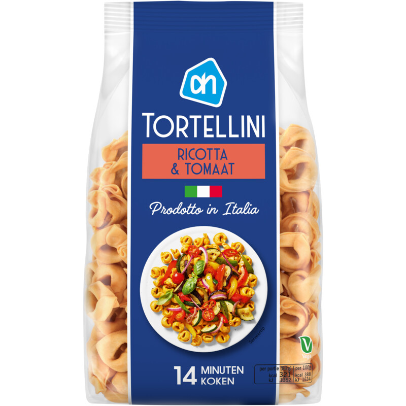 Een afbeelding van AH Tortellini ricotta & tomaat