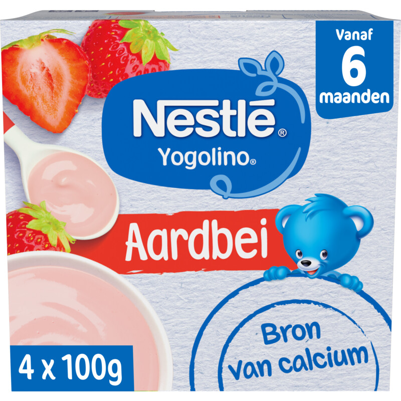 Een afbeelding van Nestlé Yogolino aardbei 6m+