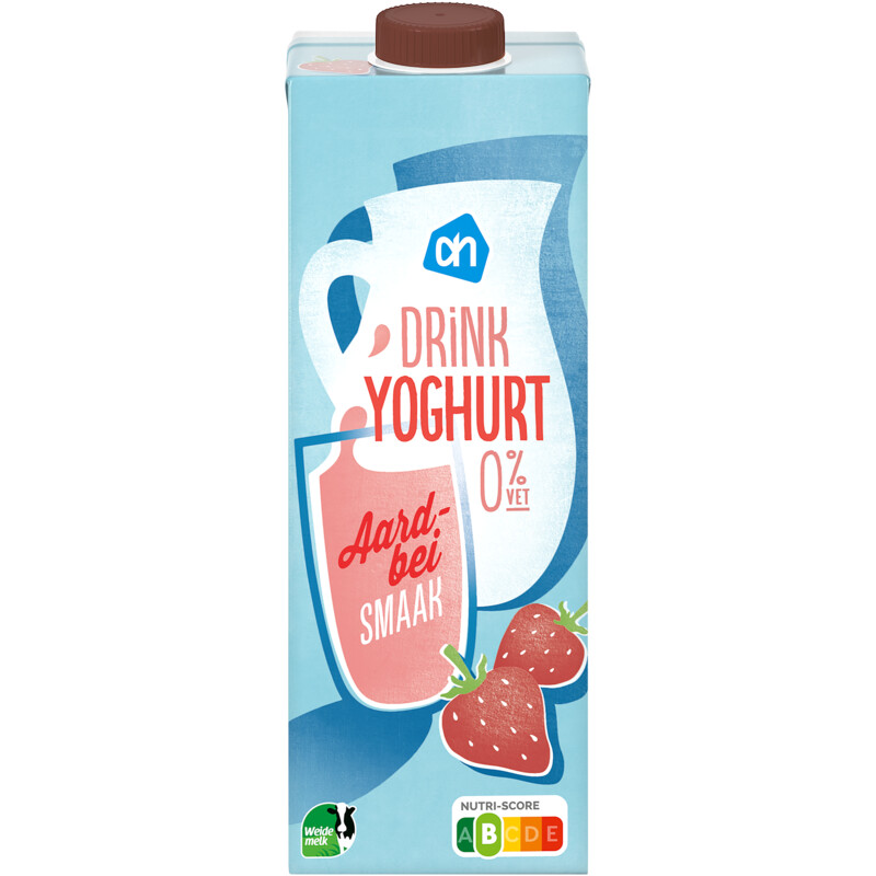 Een afbeelding van AH Yoghurtdrink aardbei