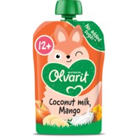 Een afbeelding van Olvarit Knijpfruit kokosmelk mango 12m+