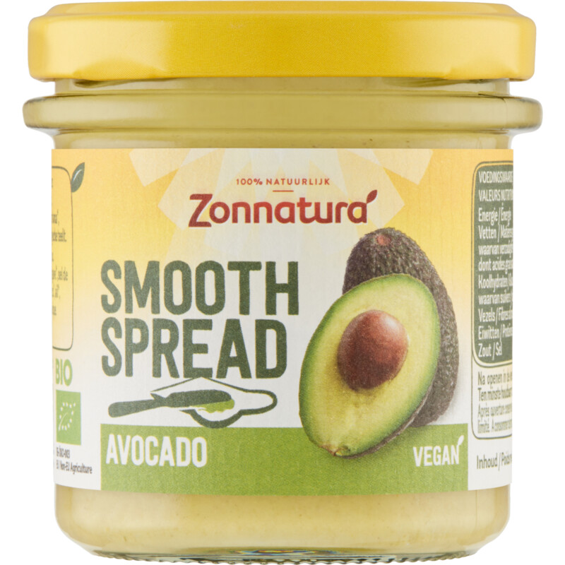 Een afbeelding van Zonnatura Smooth spread avocado