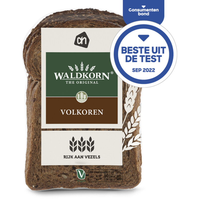 Een afbeelding van AH Waldkorn volkoren half