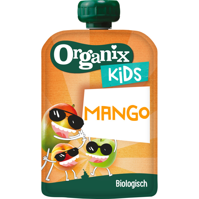Een afbeelding van Organix Kids Mango Smash 100% bio fruit