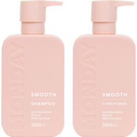 Een afbeelding van Monday Smooth shampoo en conditioner pakket