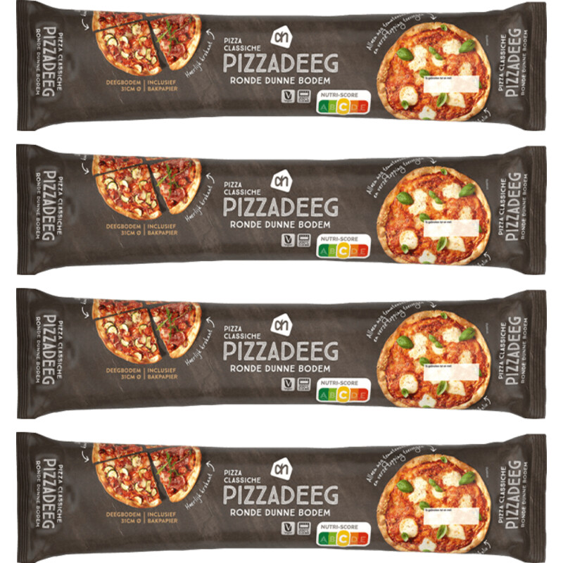 AH Pizzadeeg 4pack bestellen Albert Heijn
