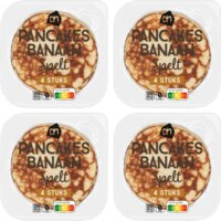 Een afbeelding van AH Banaan spelt pancake 4-pack