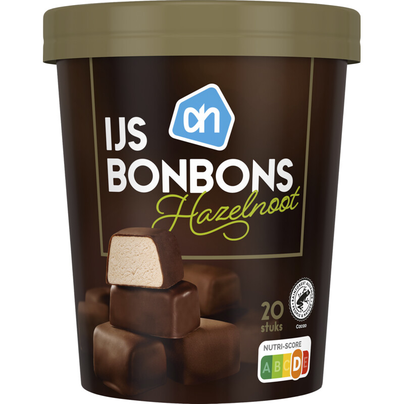 Een afbeelding van AH IJsbonbons hazelnoot