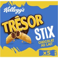 Een afbeelding van Kellogg's Trésor stix melk chocolade