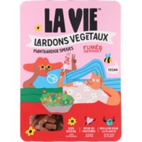 Een afbeelding van La Vie Plantaardige spekjes gerookt