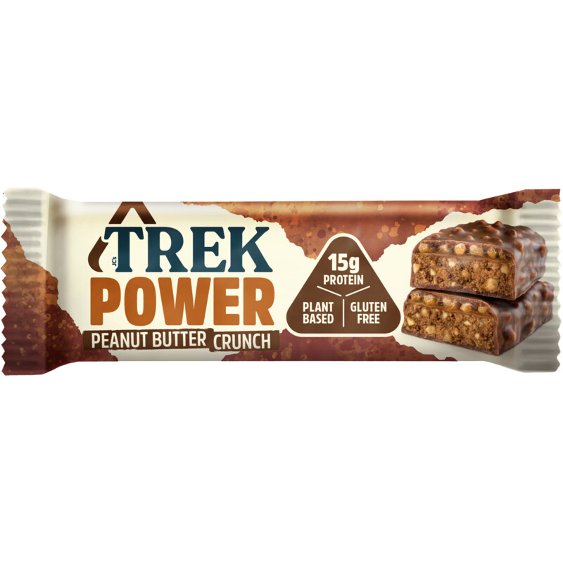 Een afbeelding van Trek Power protein bar peanut butter crunch