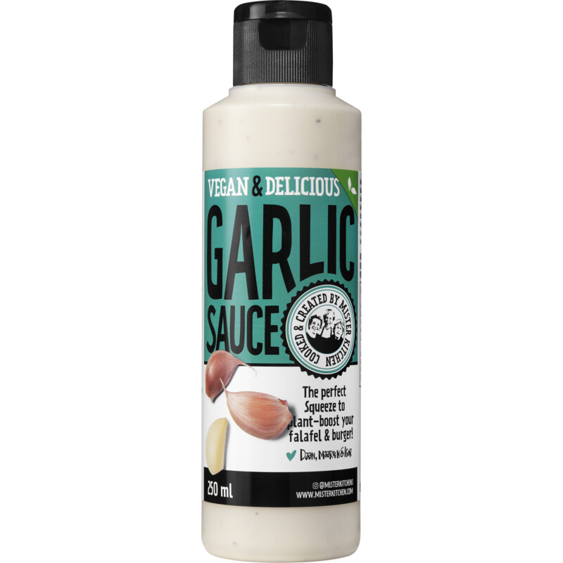 Een afbeelding van Mister kitchen's Garlic saus vegan