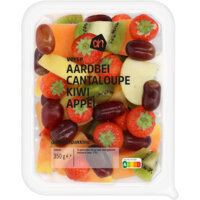 Een afbeelding van AH Aardbei, cantaloupe, kiwi, appel