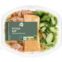 Een afbeelding van AH Basis maaltijdsalade pittige kip