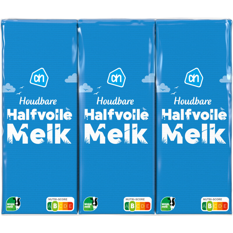 Een afbeelding van AH Houdbare halfvolle melk 6 pak