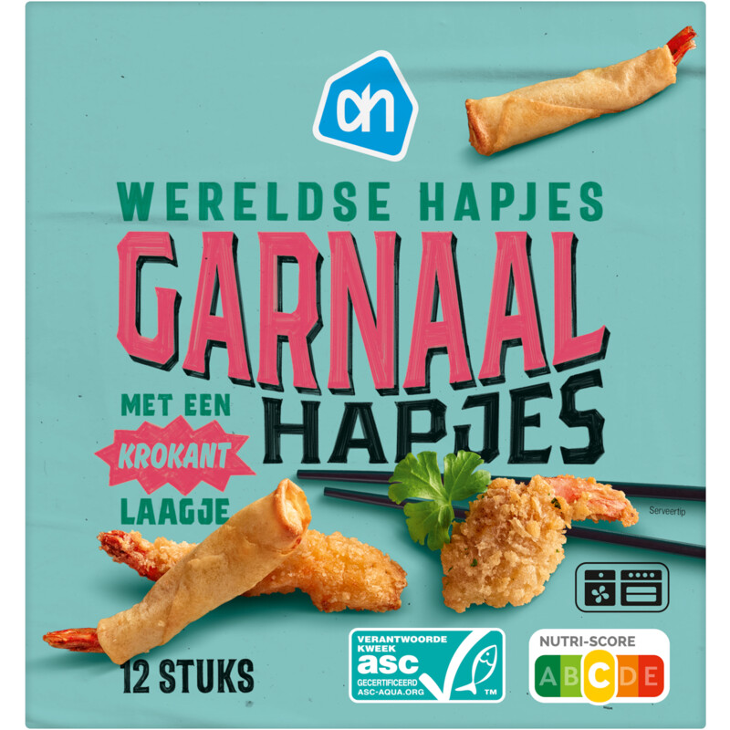 Een afbeelding van AH Wereldse hapjes garnaalhapjes