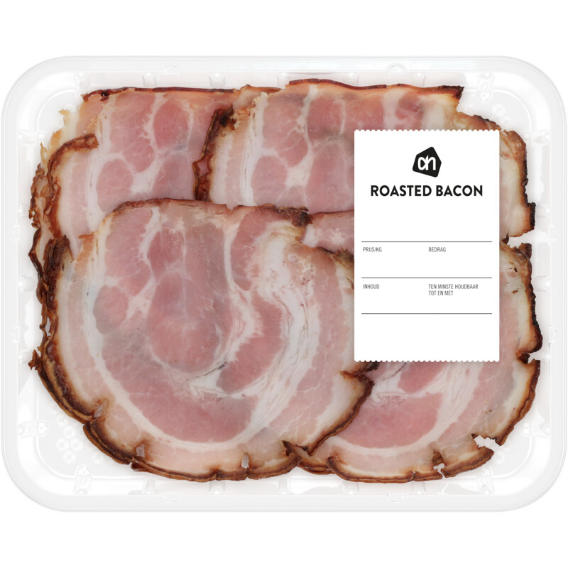 Een afbeelding van AH Roasted bacon