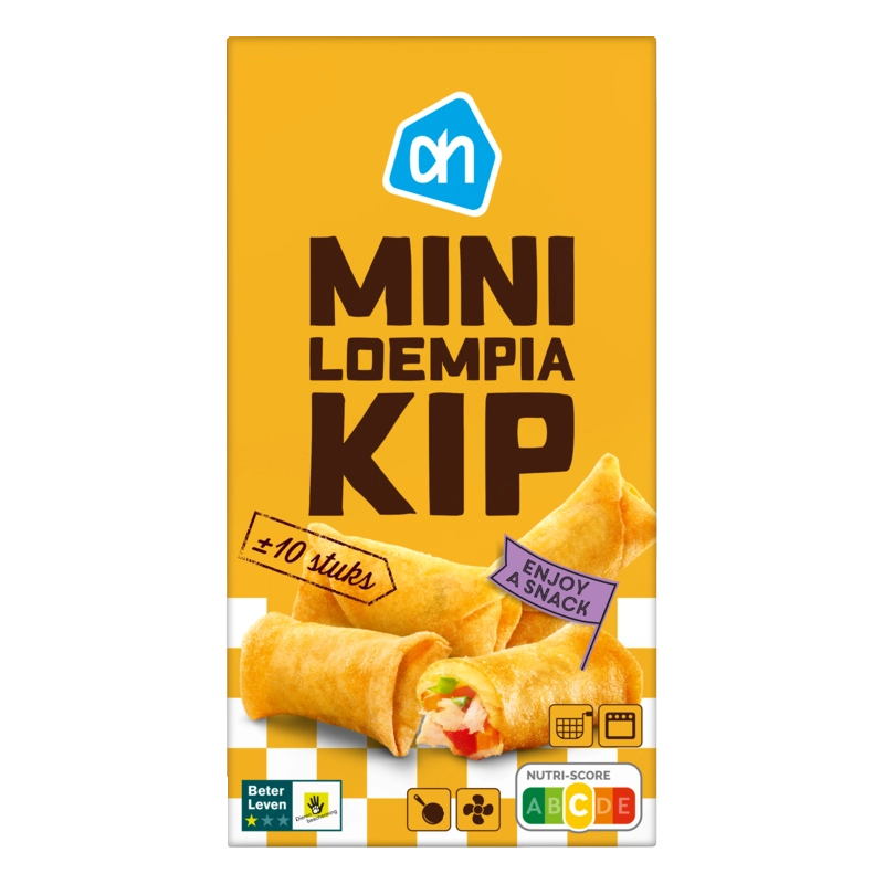 Mini loempia met kip