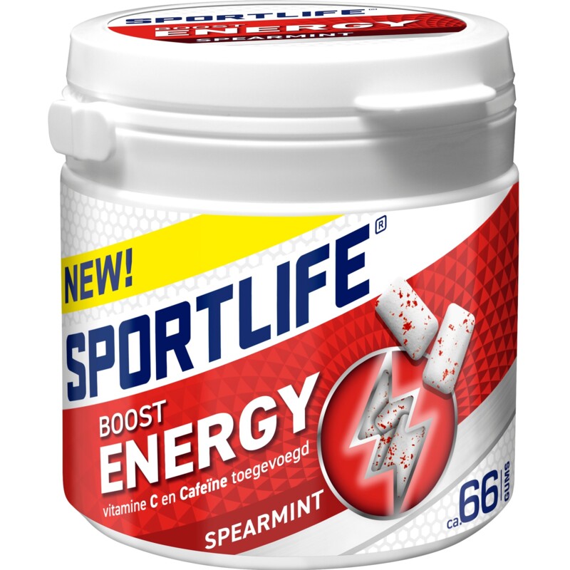 Sportlife Boost energy spearmint bestellen Albert Heijn