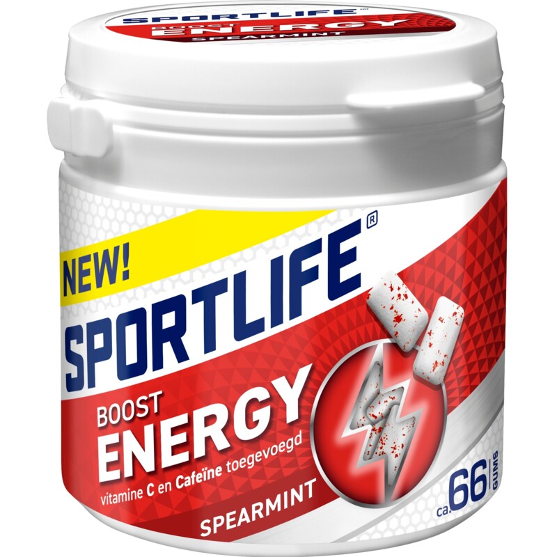 Een afbeelding van Sportlife Boost energy spearmint
