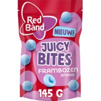 Een afbeelding van Red Band Juicy bites frambozen