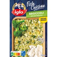 Een afbeelding van Iglo Fish cuisine broccoli