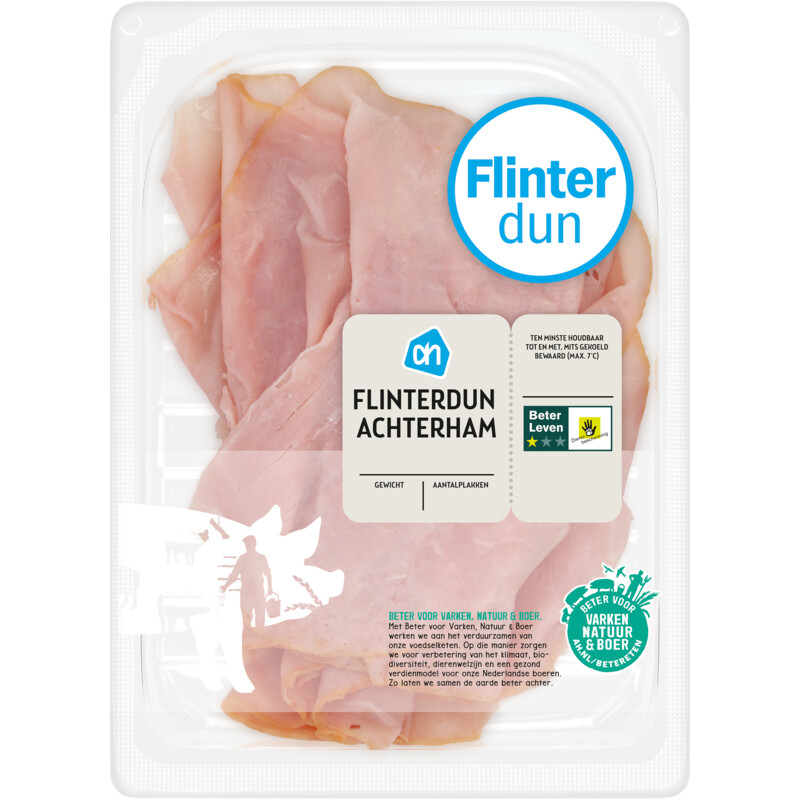 Een afbeelding van AH Flinterdunne achterham
