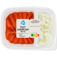 Een afbeelding van AH Filet americain met ui