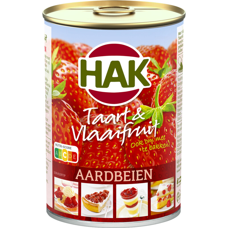 Een afbeelding van Hak Taart & vlaaifruit aardbeien