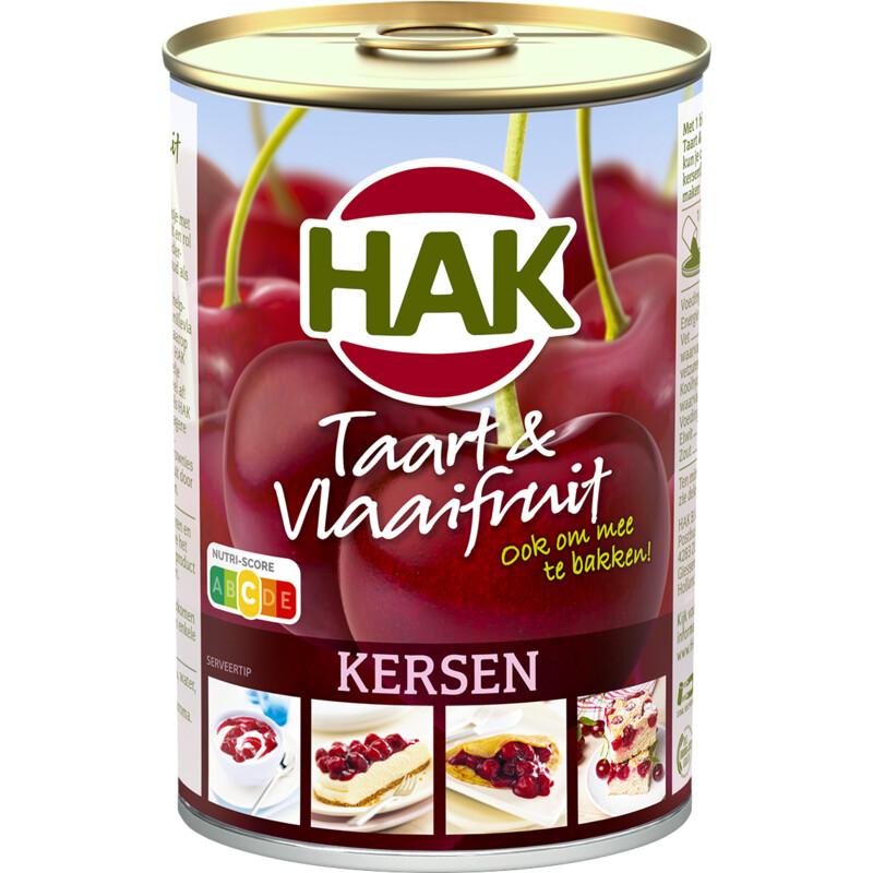 Een afbeelding van Hak Taart & vlaaifruit kersen