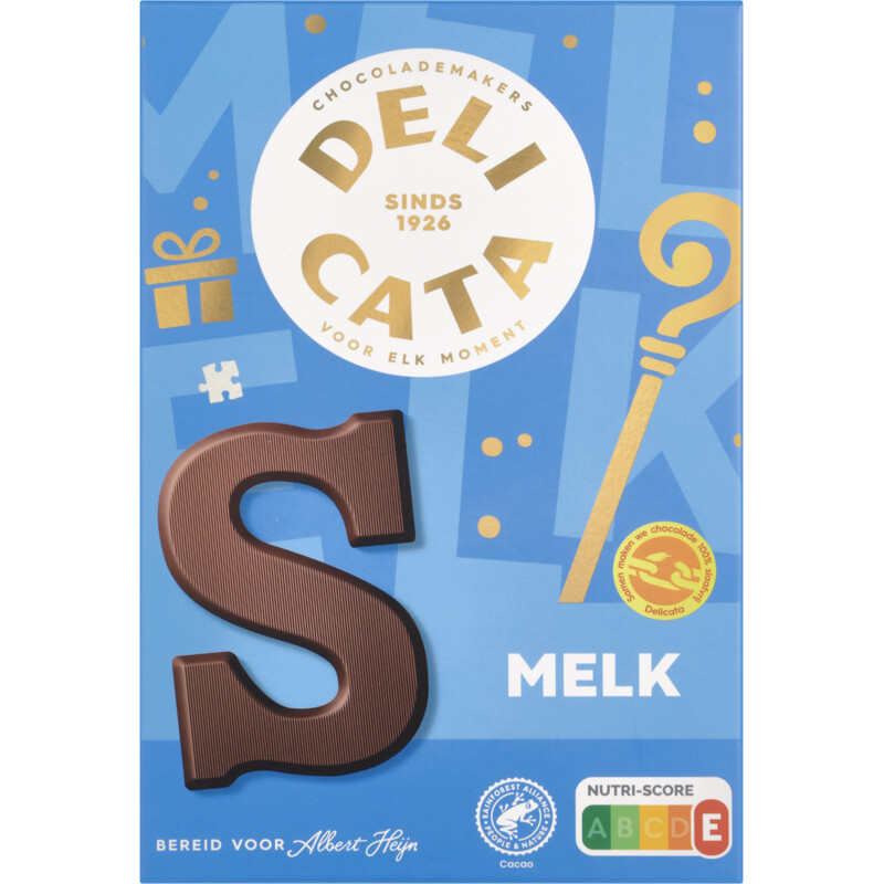 Een afbeelding van AH Puzzel chocolade letter