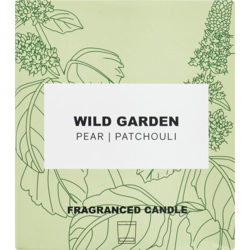 Een afbeelding van AH Geurkaars in glas wild garden