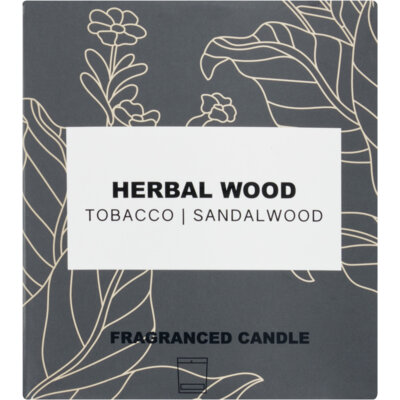 pdp-image-AH Geurkaars in glas herbal wood