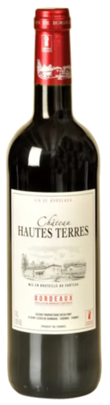 Château Hautes terres bordeaux rouge