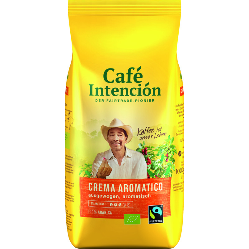 Een afbeelding van Café Intención Ecologico Café Crème Bohnen