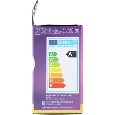 pdp-image-Philips Led fil kogel mat E27 40W