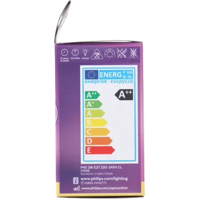 pdp-image-Philips Led fil kogel helder E27 25W