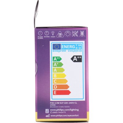 pdp-image-Philips Led fil kogel helder E27 40W