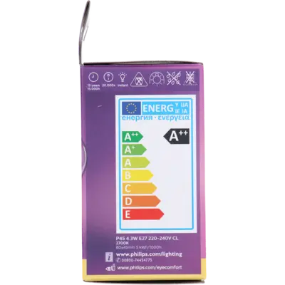 pdp-image-Philips Led fil kogel helder E27 40W