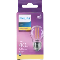 Philips Led fil kogel helder E27 40W