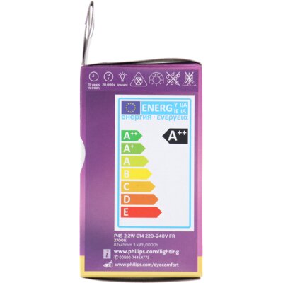 pdp-image-Philips Led fil kogel mat E14 25W