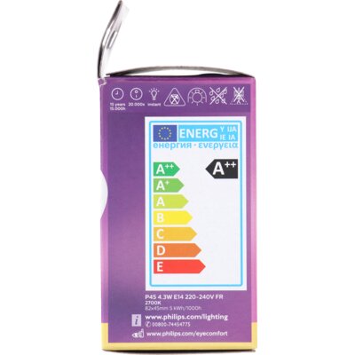 pdp-image-Philips Led fil kogel mat E14 40W