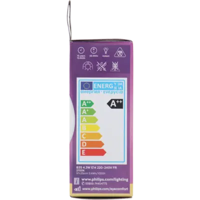 pdp-image-Philips Led fil kaars mat E14 40W
