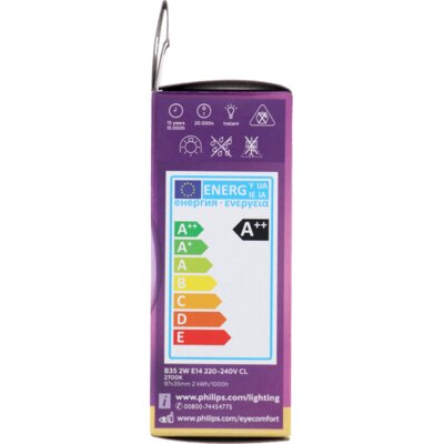 pdp-image-Philips Led fil kaars helder E14 25W